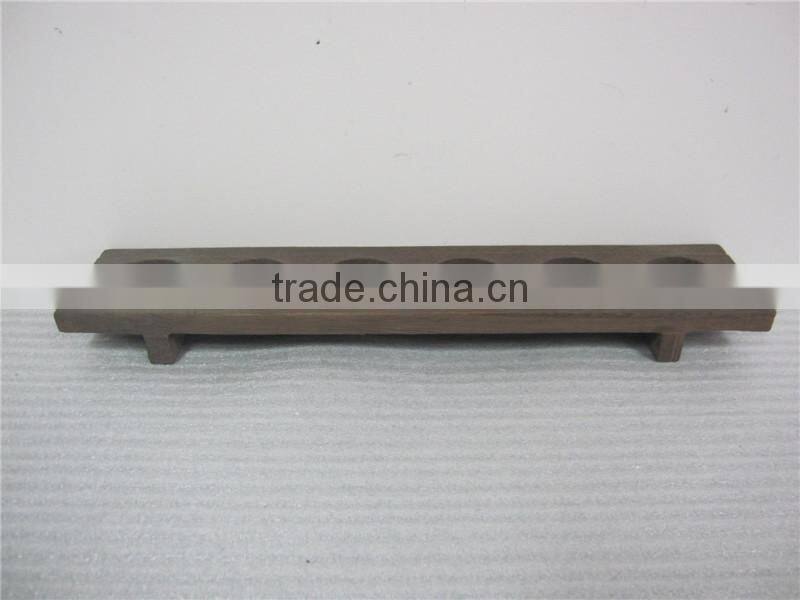 Glass goblet wooden put rack,cruet rack