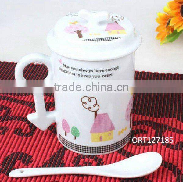 ceramic mug with decal