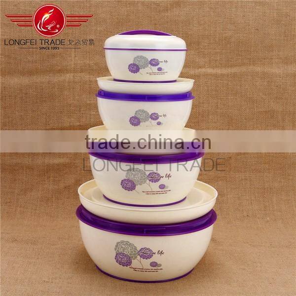 4pcs purple lunchbox steel inner / lunchbox lift pot / mess tin / bento box / tiffin pot 1.1L,1.6L,2.6L