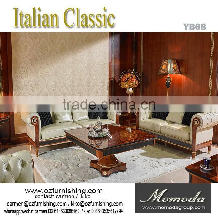 YB68 Italian makeup antique dressing table glass mirror bedside tables