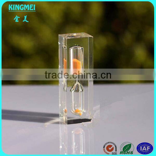 KM-CP02 Hot Sale Pop Acrylic Sand Timer Hourglass