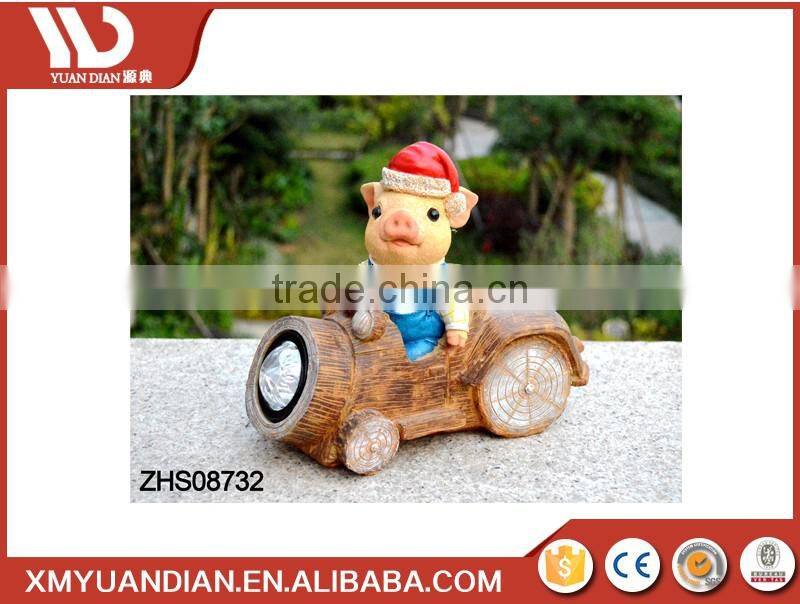 Solar Xmas Decorative -Indoor or Outdoor Decorative garden Resin Sculpture