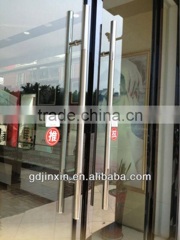 Stainless Steel Glass Door Pull Handle Art Deco Style Doors