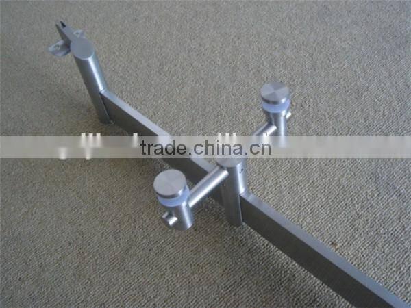 Customer DIY Flat Bar With Spider Glass Balustrade