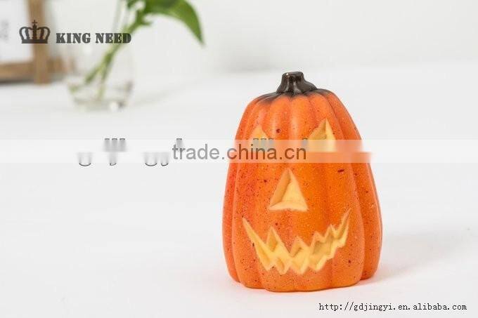 Hagh quality wholesale plastic acrylic led Halloween light up pumpkin