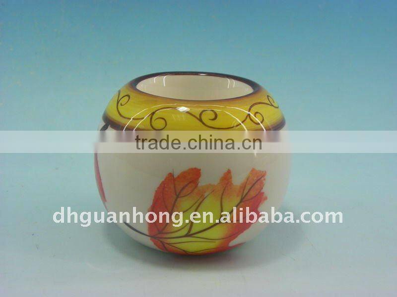 Round Ceramic Candlestick
