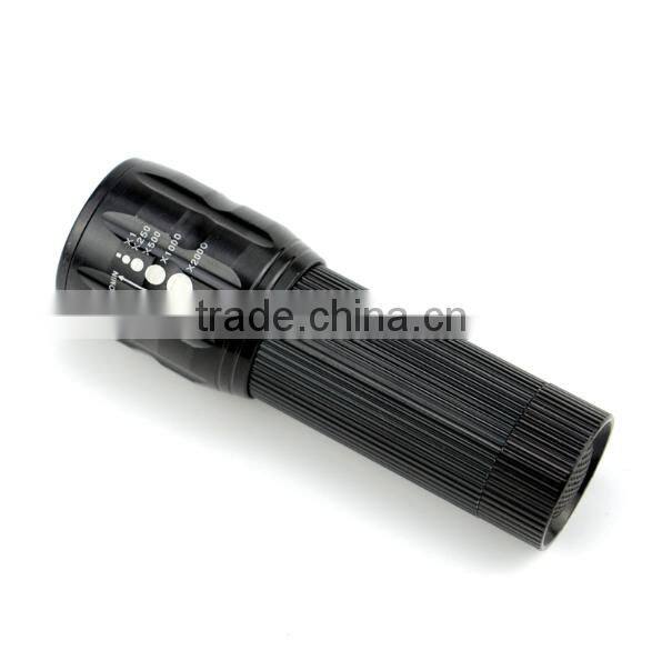 China suppiler brand Portable led flashlight 3AAA battery tactical lantern torch penlight for emergency