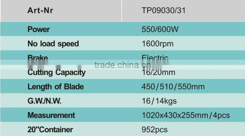 TP09030 Garden tool green Hedge Trimmers with long blade