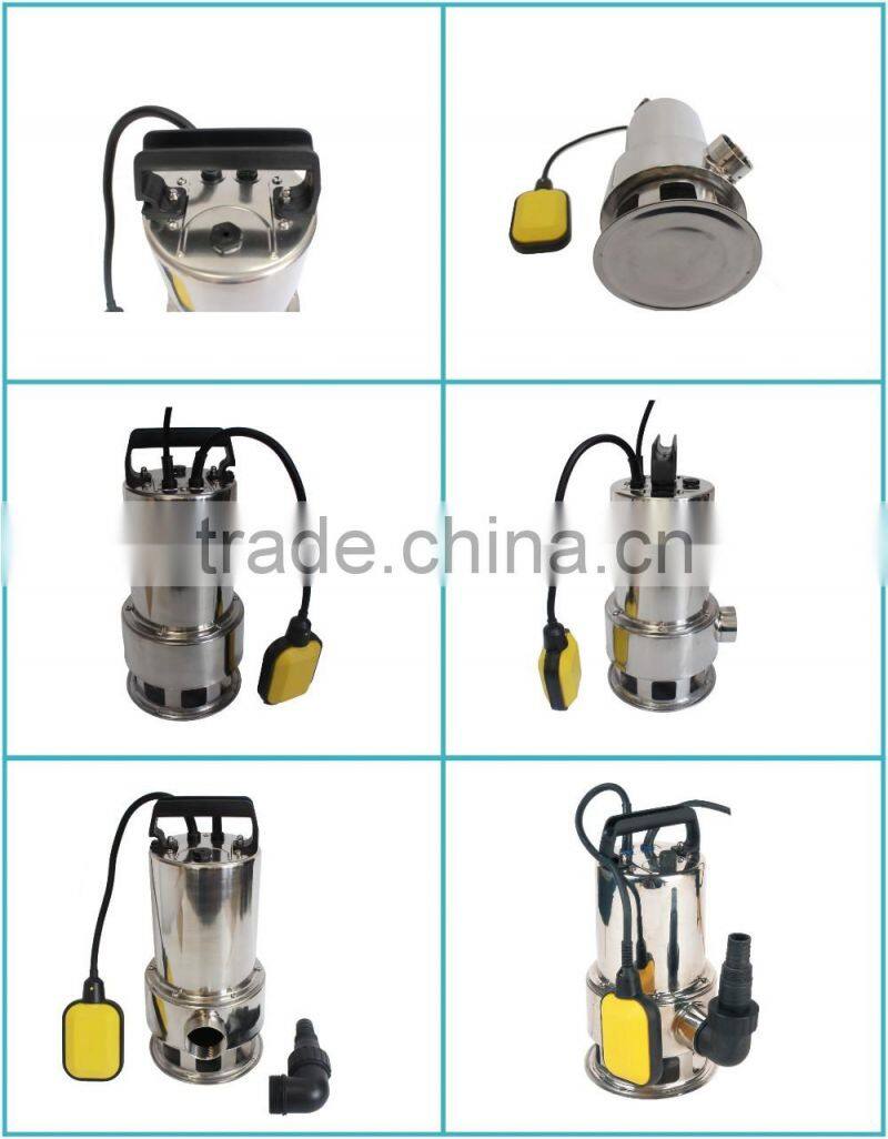 Trupow Low Cost 1100W Stainless Steel Submersible Dirty Water Pump