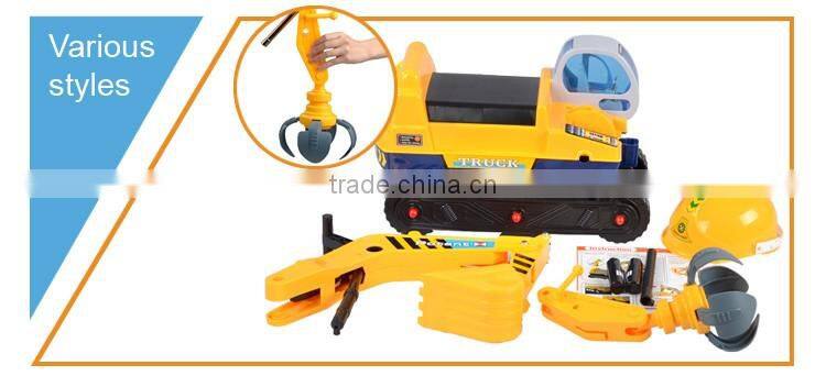 Excavator Digger Pulling Cart Mall Kids Ride on Toys