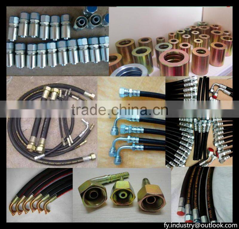 Low price JIC Female Male Carbon steel fitting hose fitting hydraulic adapter