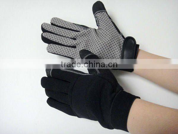 Heavy duty gloves with silicone printing JRM25