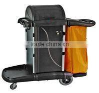 Commercial Plastic Janitor Cart with Wheels or Service Cart 05108