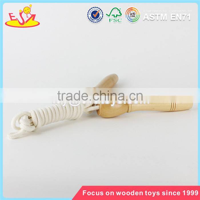 wholesale new kids toys wooden handle skipping jump rope primary color children wooden jump rope W01A292