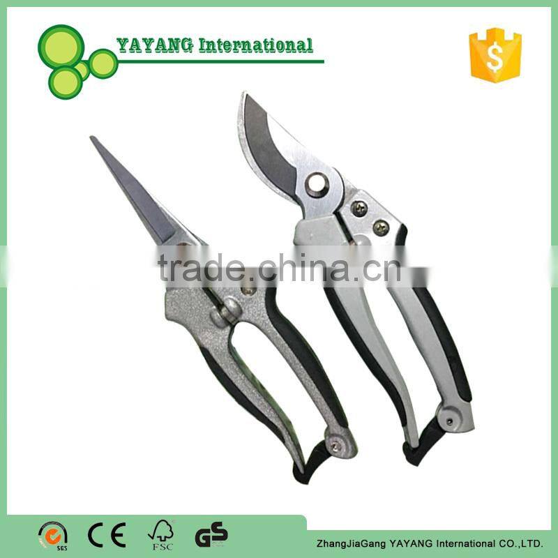 wholesaler high quality Aluminium hand pruner pruning shear garden secateurs