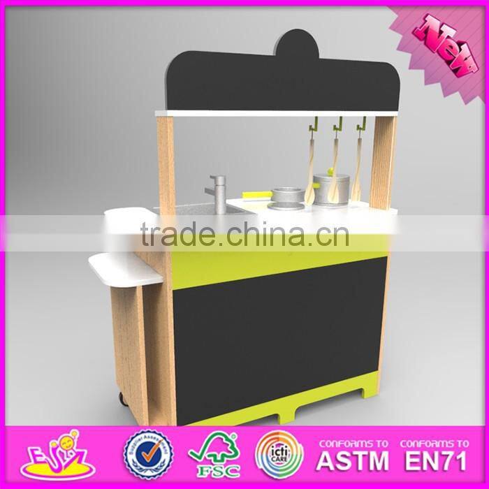 2016 new design home play wooden play kitchens for toddlers W10C249