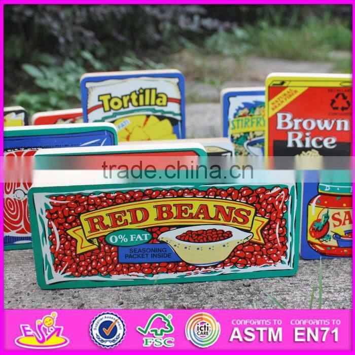 2016 new design children educational toy wooden play dominoes W15A074