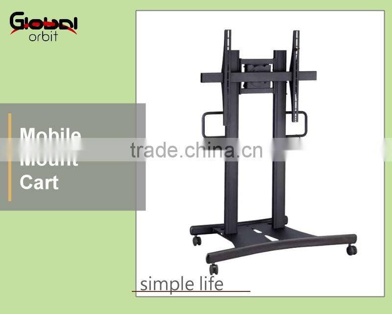 Simple Screen Mount Display LCD Monitor Holder Movable TV Bracket Cart