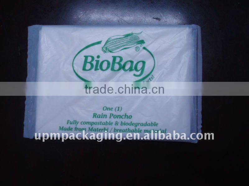 100% composted environment friendly raincoat