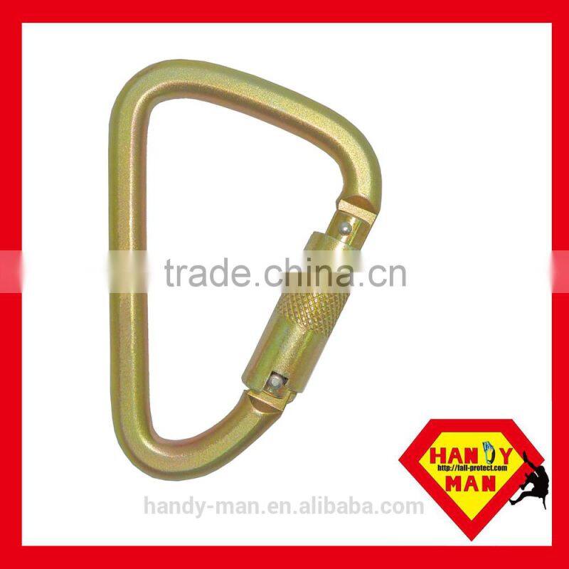 2450SG CE EN362 Steel Scaffolding Screw Gate Safety Carabiner