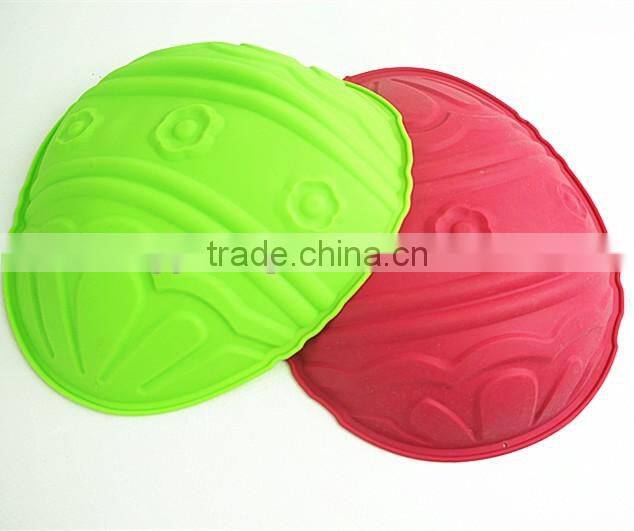 11231 color egg shaped silicone cake mold