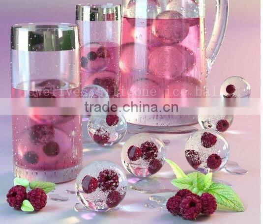 Sphere silicone whisky ice ball tray maker