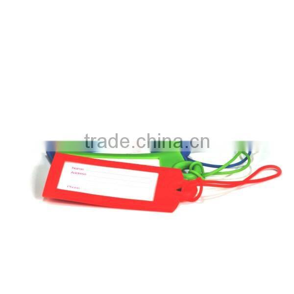 silicone luggage tag
