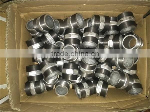Hot Dipped Galvanzed Plain End Malleable Iron Pipe Fittings