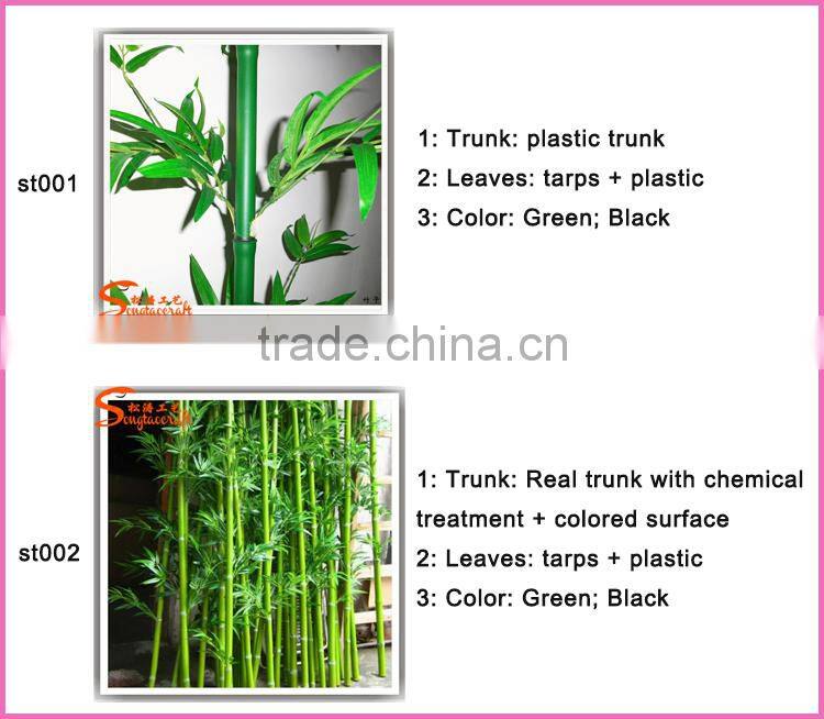 Hot sale Home garden dry decoration customized Height artificial outdoor green lucky Bamboo