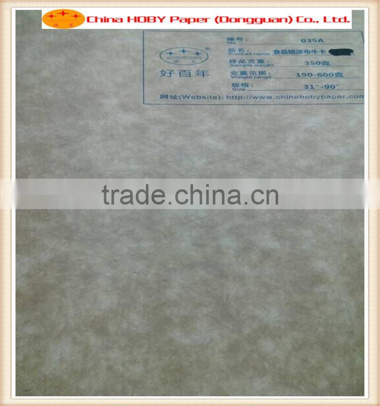 pe coated kraft paper for food