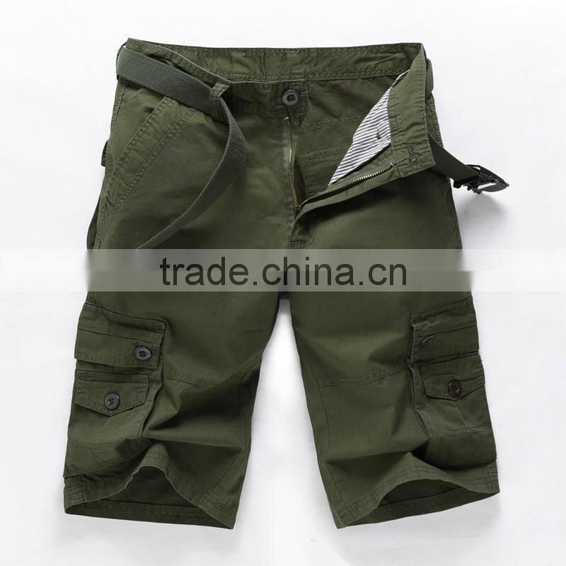 Wholesale mens cargo pants with side pockets , men's cargo short pants , men summer short pants