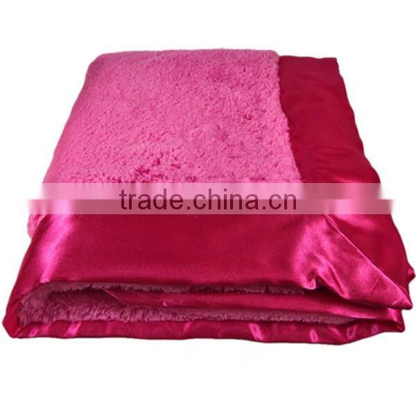 China Personalized Cheap Soft Touch Plush Warm Heated Baby Blanket