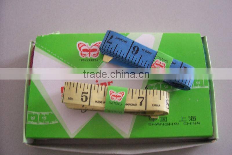 Butterfly Fibreglass Measure Tape 200cm * 2.0 cm Sewn Feet 78'' Tailor Tapes # HD2020