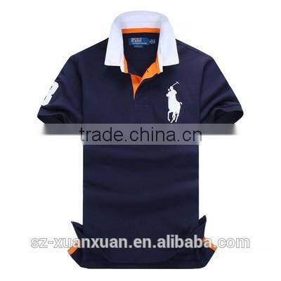 Wholesale China cotton men polo t-shirt with printing