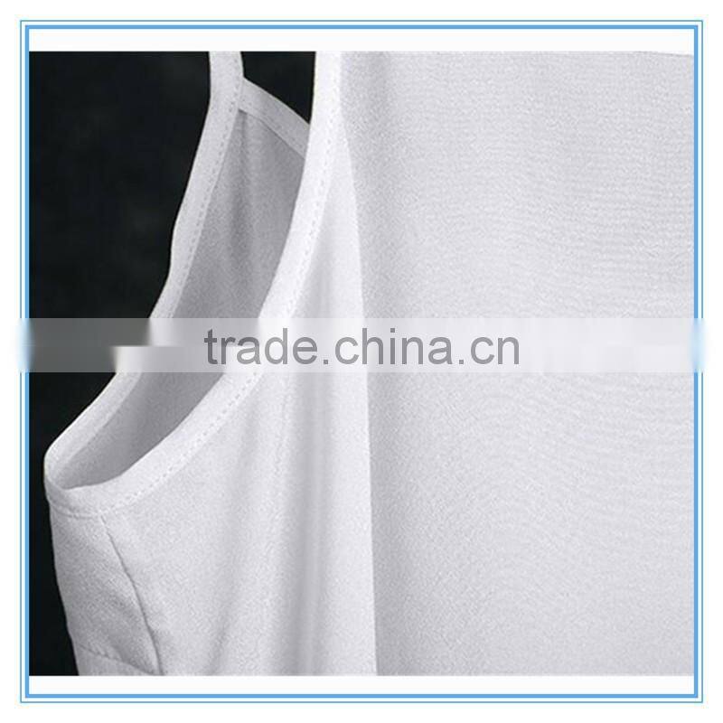 Elegant Ladies Fashion 2 Pieces Wholesale White Cotton Dress Pattern High Quality