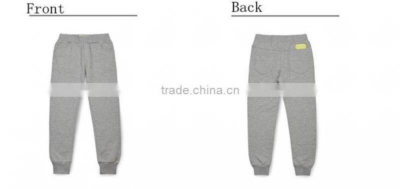 cheap men women custom printing leisure sport pants with draw string bottom