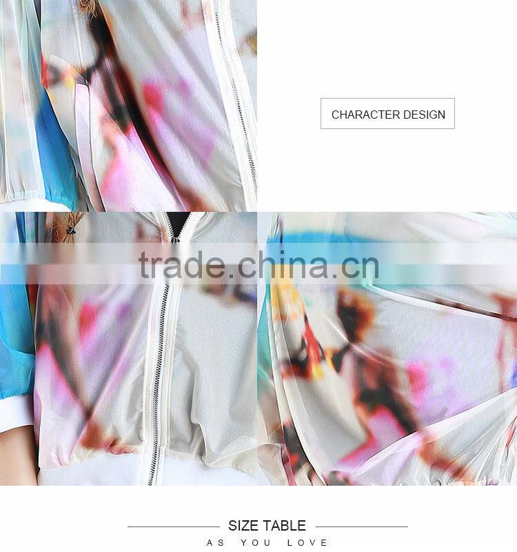 2015Summer casual round collar blazer ladies half sleeve coat