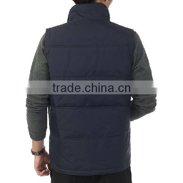 2015 New Fashion Winter Jacket Without Sleeves For Men