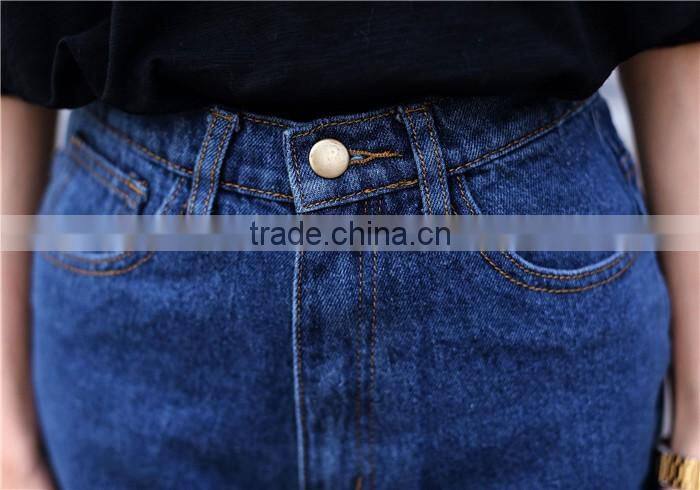2016 latest new design fashion short jeans for women