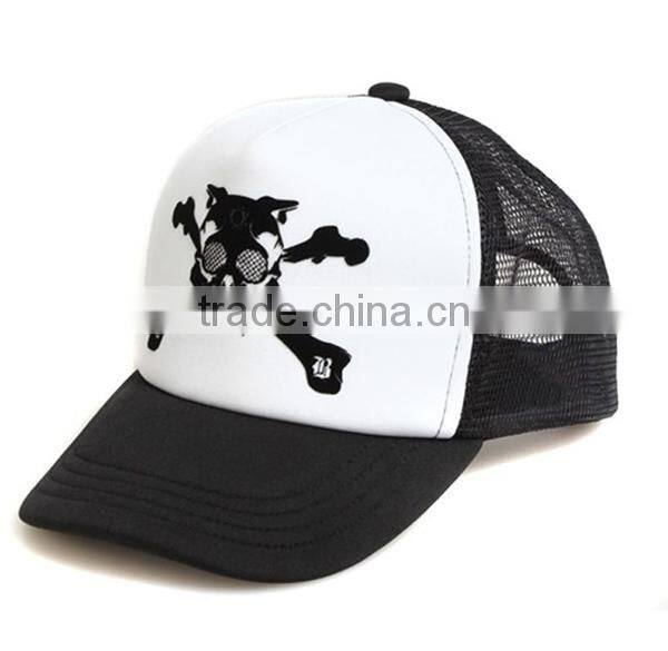 Wholesale custom mesh snapback hats curved bill trucker hat snapback cap