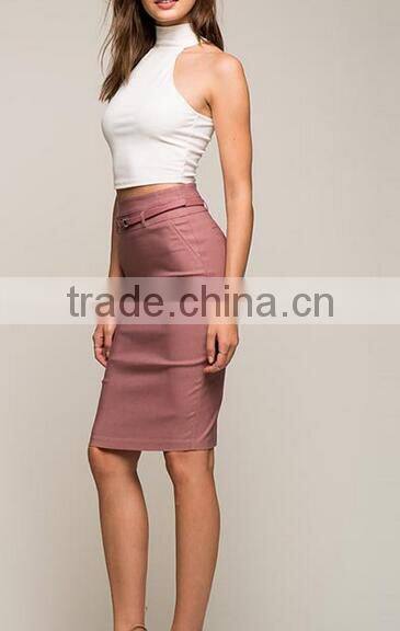 Runwaylover EY2203D 2017 Women High Waist Pencil Skirt For Office Lady