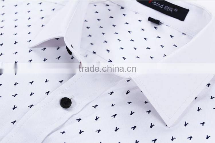 Alibaba long sleeve man's dress fashionable Printed work cotton uniform elongated t shirt
