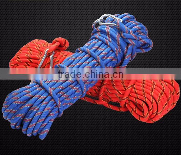 Outdoor rescue rope climbing safety rope climbing rope insurance escape rope wild walking equipment
