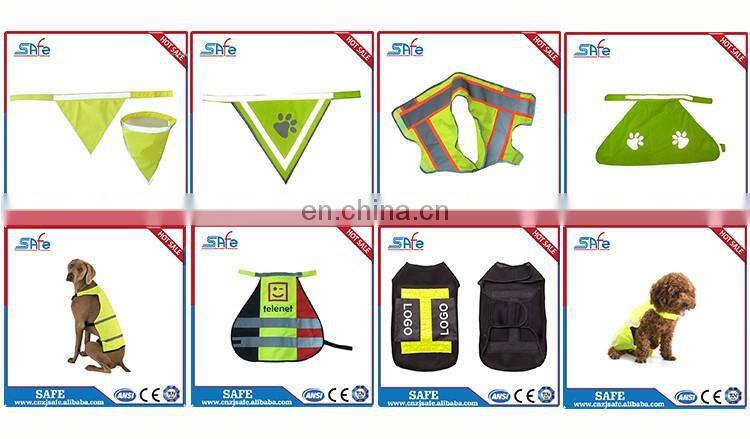 Nylon best reflective service dog high visibility weight vest for running
