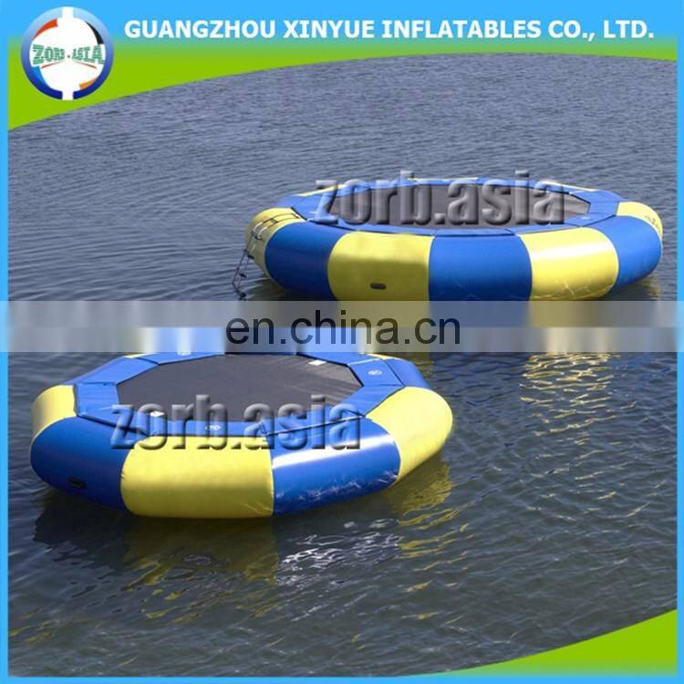 2017 Inflatable Floating Trampoline For Inflatable Water Park Games