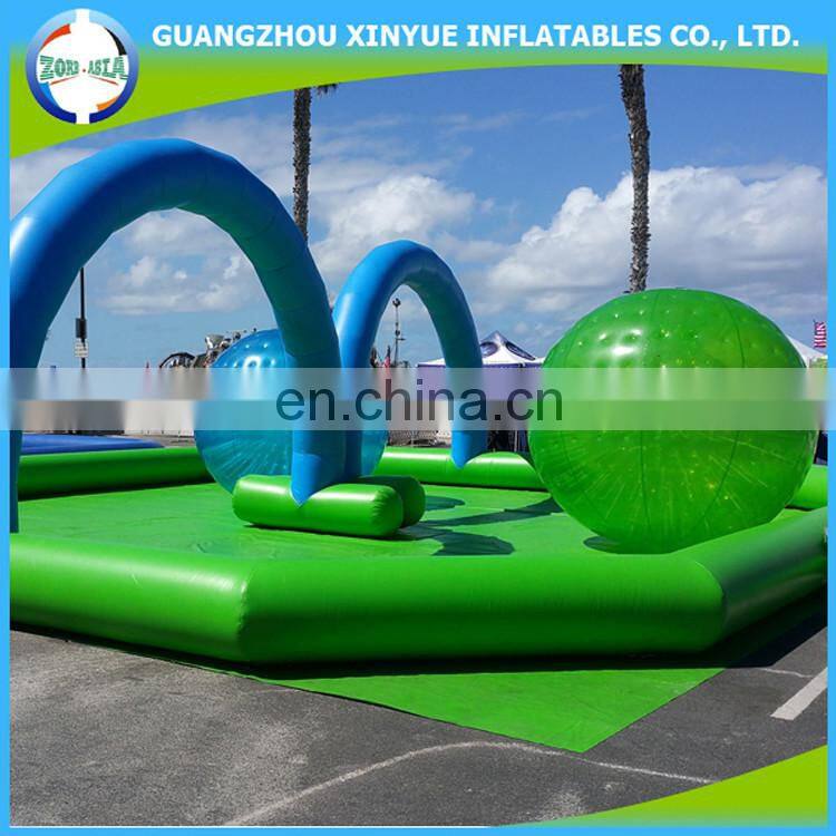 Durable using inflatable zorb ball track for adult