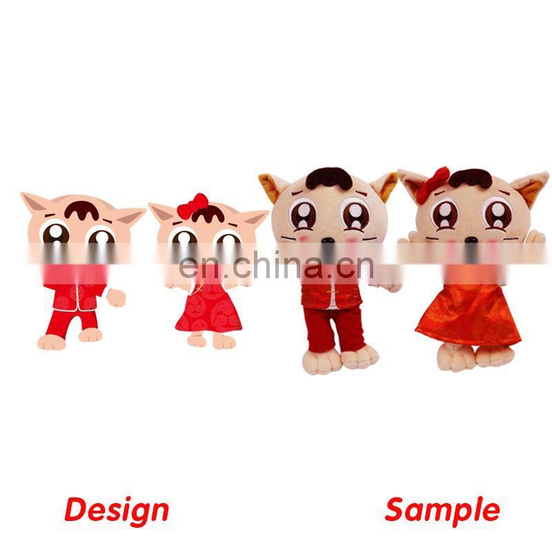 Manufacturer Custom Stuffed Animals Cat Pillow Toys Kids Animal Plush Cat Toy