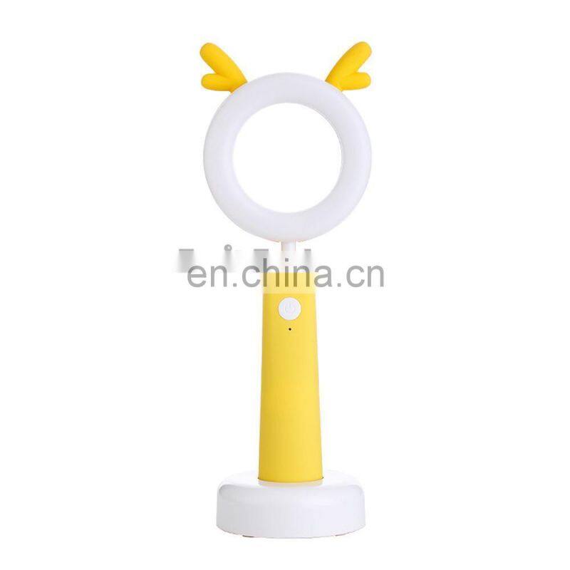 2017 Hot Sale Rechargeable Eye Protection Cartoon Led Night Light Cartoon Lamp