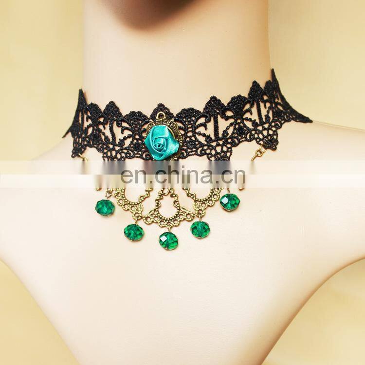 wholesale women jewelry lace pendant necklace