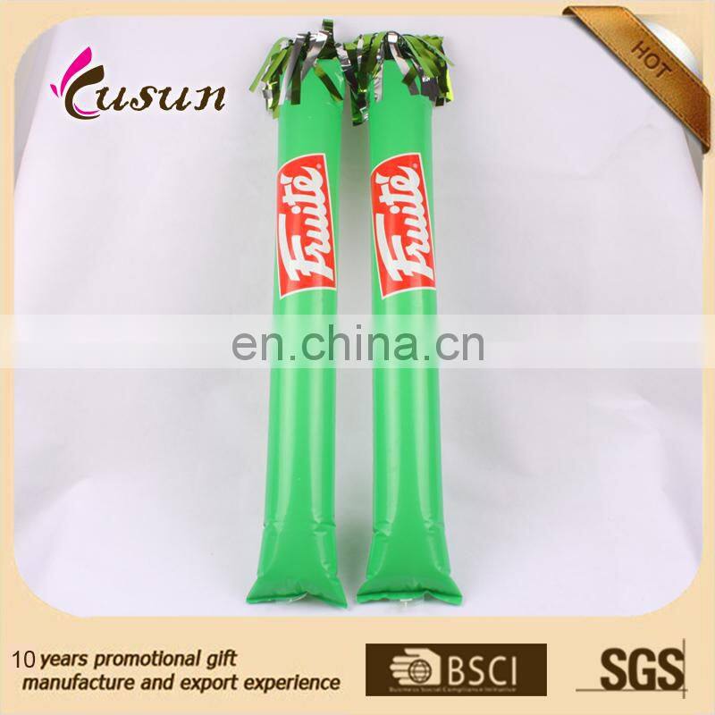 eco printed PE cheering stick inflatable hand wholesales manufacturer